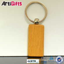 High end new design keychains engraved wood